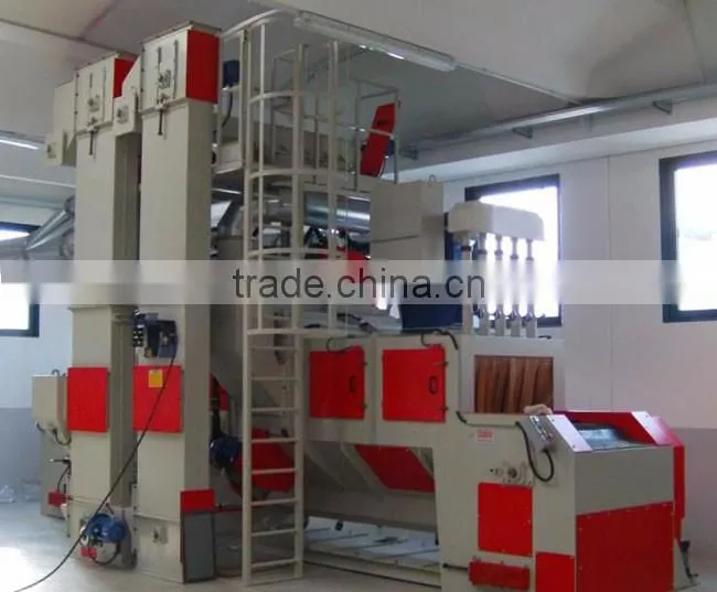 Wire mesh belt wheel blasting machines