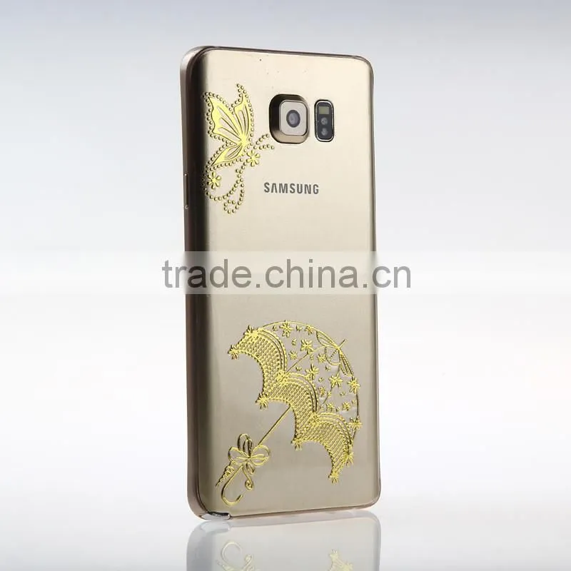 Easy decorating phone sticker 24k gold plating mobile phone sticker