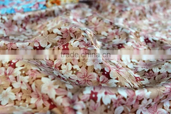 Mulinsen Textile Floral Printing Lycra Satin Fabric