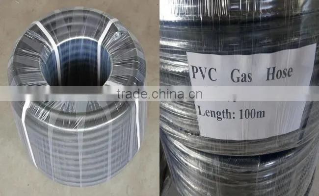 PVC braided naturtal gas extension hose