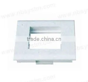 Face Plate, French type, suitable for 45x45mm or 2pcs 45x22.5mm face plate. size:80x80mm