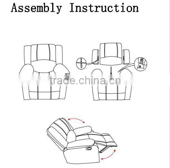 Microfiber recliner chair office Leisure sofaHY-S8231