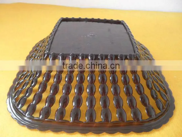 Plastic fruit plate