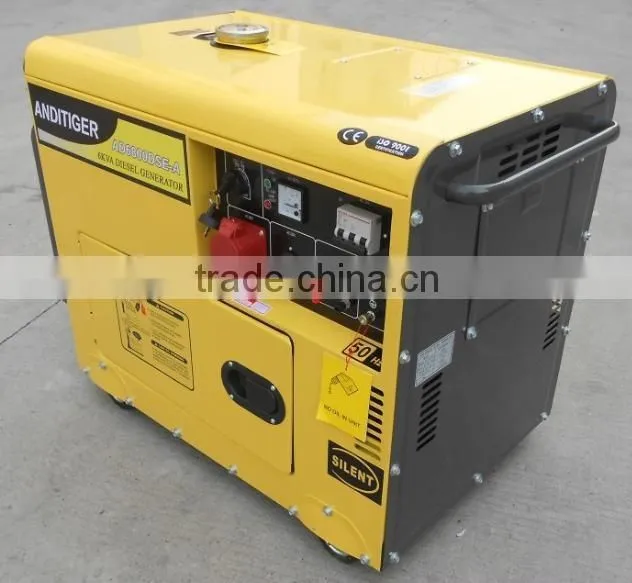 6.5kva 3 phase 220v 50hz Supper Silent Diesel Generator Factory Sale