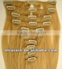 factory price supply kinky curly clip in hair extensions