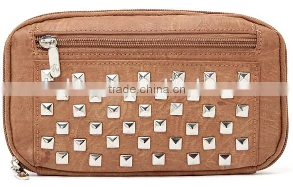 lady travel leather wallet