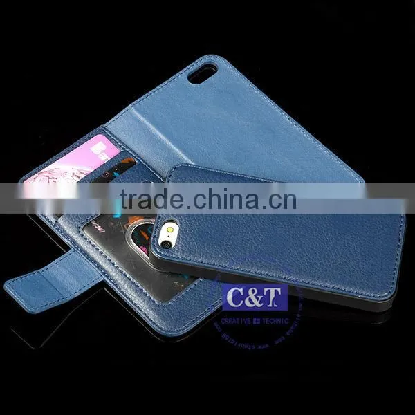 C&T S Pattern PU Leather Wallet Type Magnet Design Flip Stand Case for Nokia Lumia 730