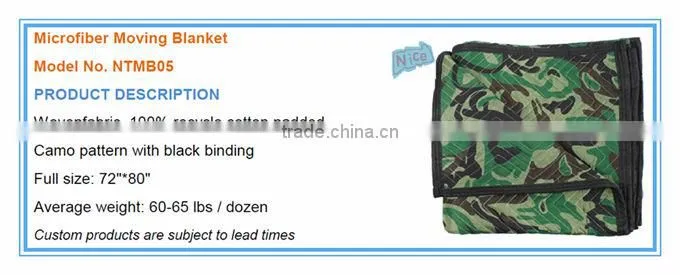 Woven/Polyester Furniture Moving Pads For Movers