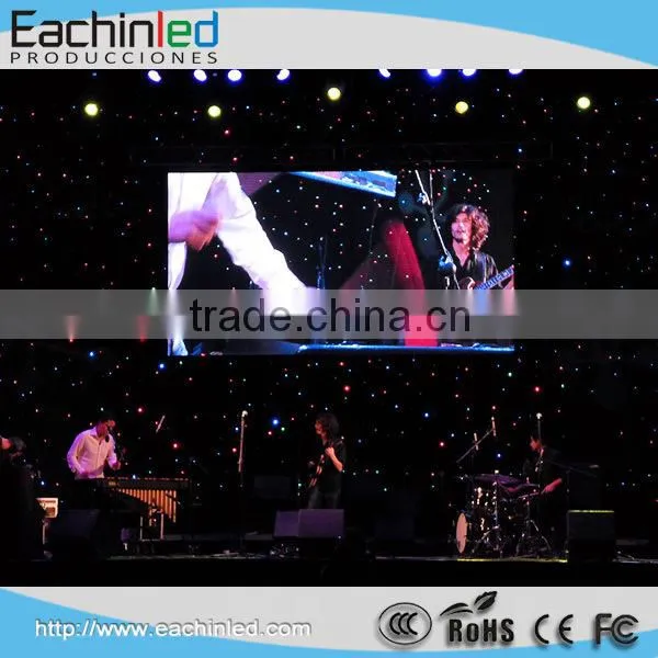 Die-cast aluminum cabinet small pixel pitch led screens / led video panel p4