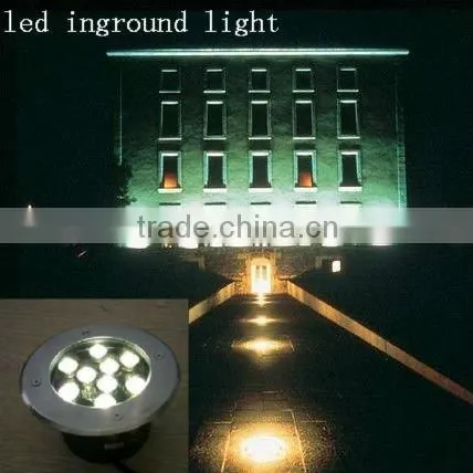recessed rgb led mini inground light