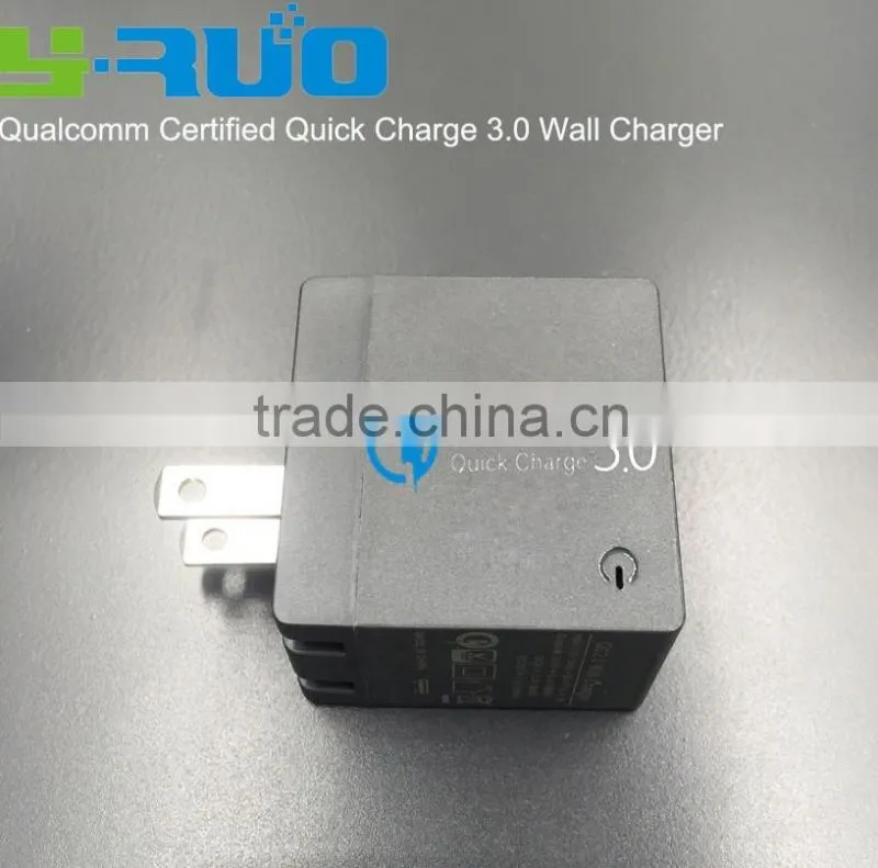 Alibaba express usa qualcomm certified quick charge QC 3.0 travel Charger output for Samsung galaxy S 6, google nexus 6