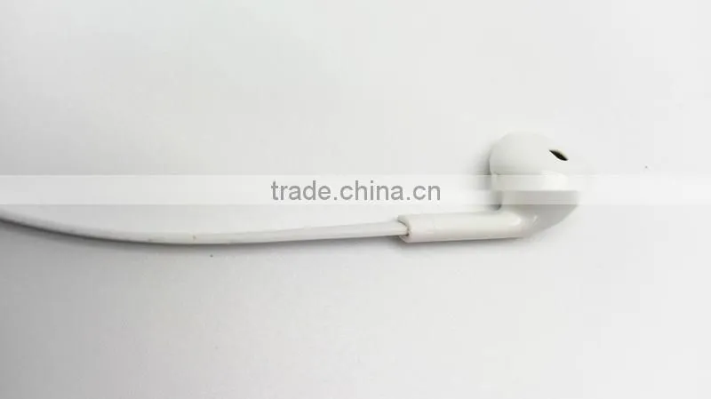 mono single flat cable earphone for iphone