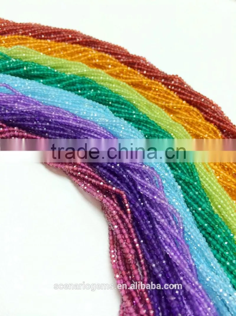 Diamond Cut Faceted Beads Garnet, Citrine, Peridot, Onyx, Topaz, Amethyst...