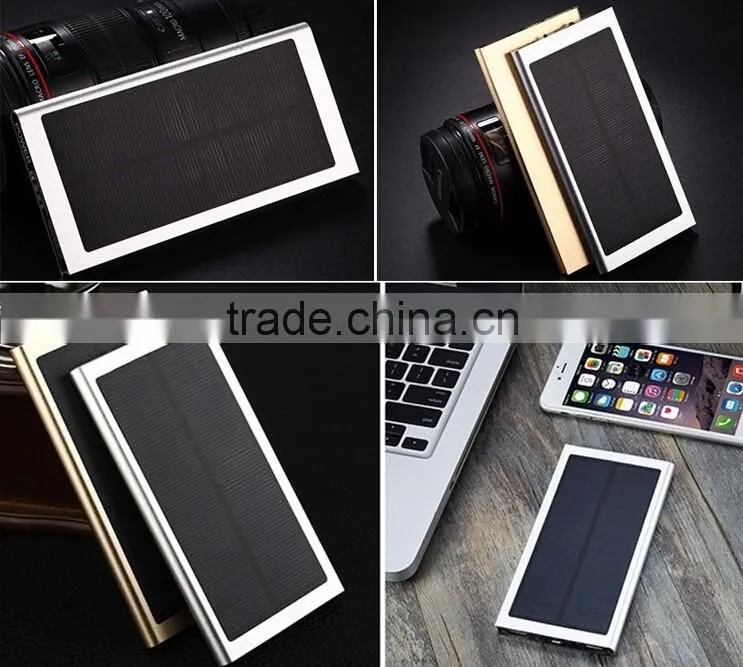 OEM factory China solar charger mobile solar charger for all mobile phone 10000/7000mah with dual USB