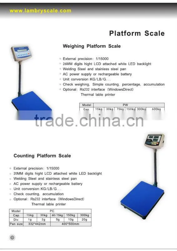 150kg,300kg,600kg balance Stain Steel scale
