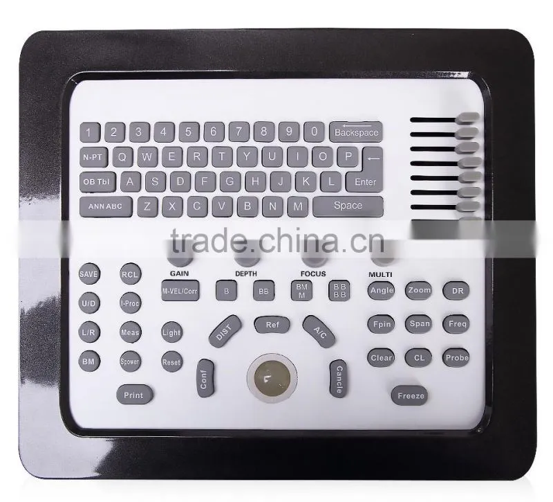 Portable Digital 15" LCD Trolley Ultrasound Scanner price with Workstation