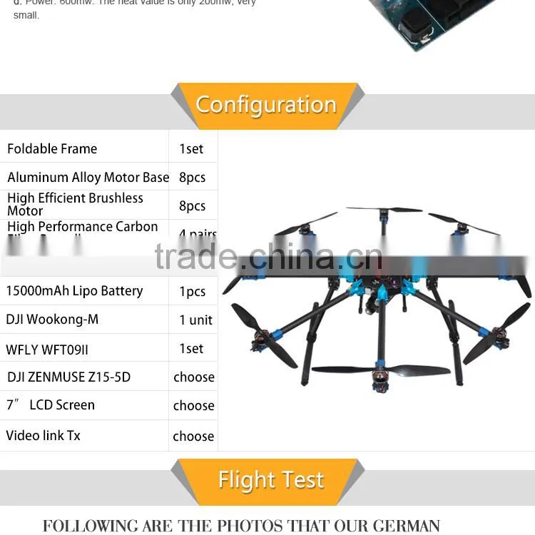 HIGH QUALITY Royalplay Drone Octocopter i1000 Octocopter for Aerial Photography