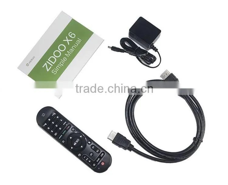 Zidoo X6 PRO TV Box RK3368 Octa Core Dual Band WIFI 4K KODI Android 5.1 TV Box