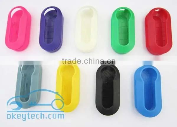 High quality shell key fiat 500 key cvoer for Fiat key cover
