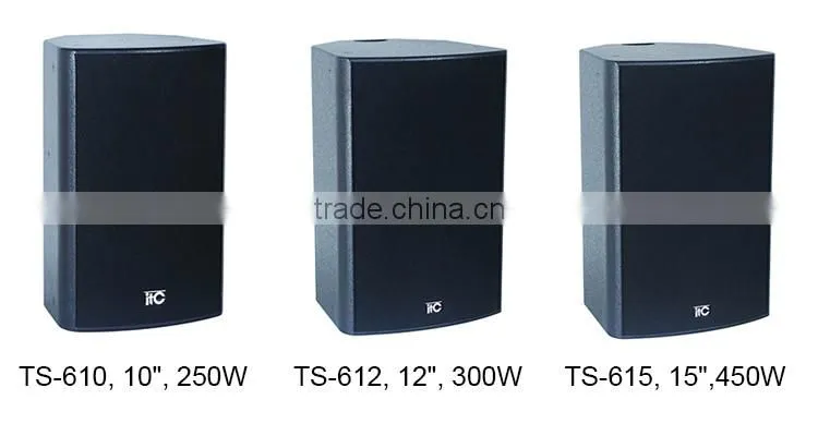 ITC T-615 Professional dual way loudspeaker with 15" audio speaker