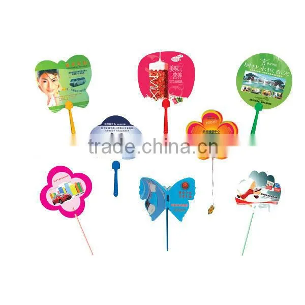 2014 new design fashion pp fan professional supplier/plastic hand fan