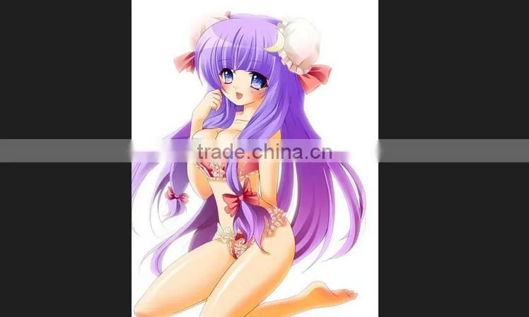 Excellent Synthetic heat resistant Touhou Project Patchouli Knowledge cosplay indian women hair wig