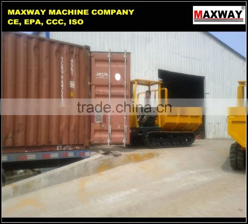 10 Ton Customized Hydraulic Mud Transport Dump Truck , CE / ISO / SGS , Model: CDT100
