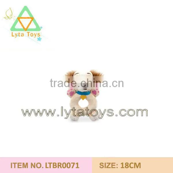 Cute Dog Stuffed Baby Rattle