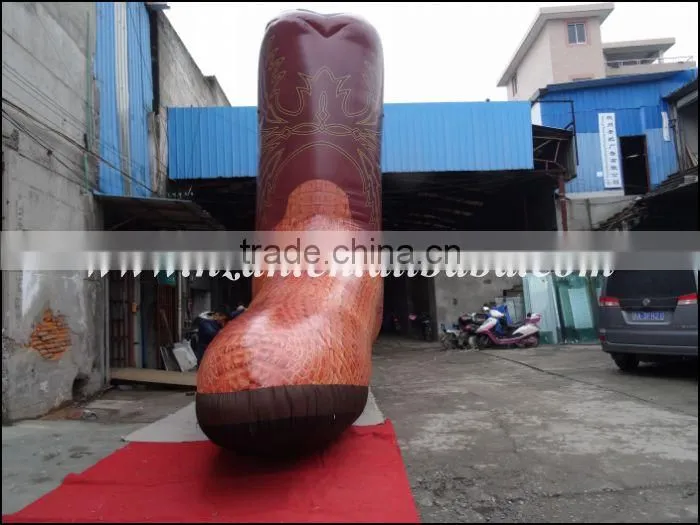 Big Inflatable Female Boots Model for Advertising Decoration
