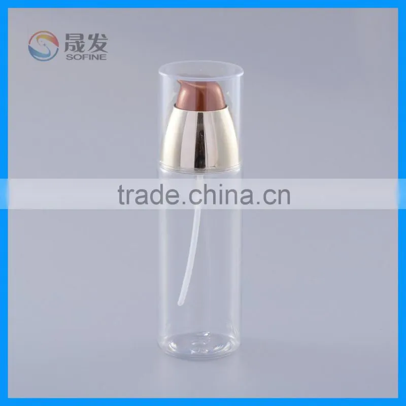 PET round body lotion bottle
