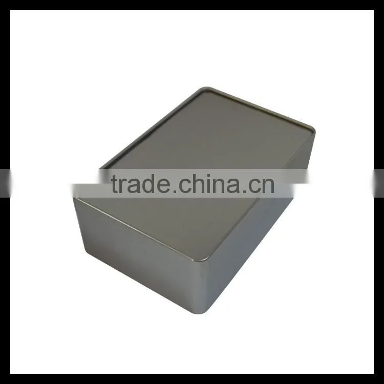 Colorful Custom Rectangle Packaging Tin Box Food Tin Box With Hinged Lid