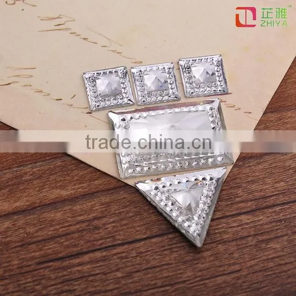 2014 wholesale flat back cheap crystal stones for clothing