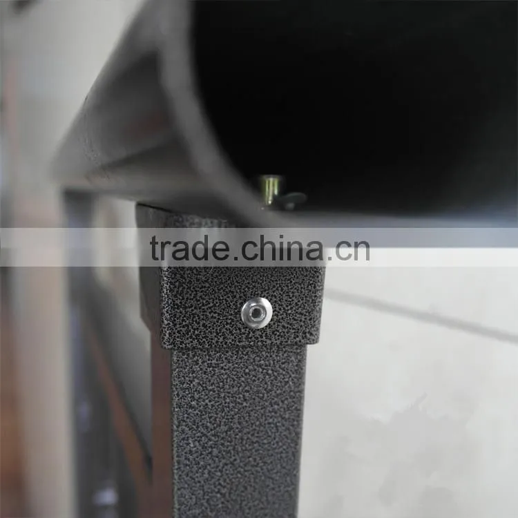 Customized wrought iron morden balcony railing /iron grill design for veranda