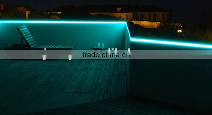 white green blue EL strip decorated outside your room