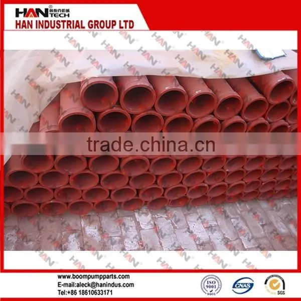 ST52 DN125*3M Delivery pipe concrete pump double wall pipe for concrete pump