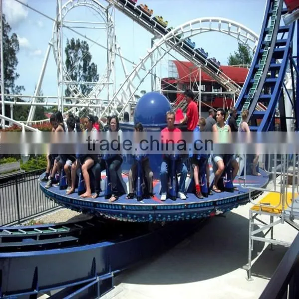 flying UFO rides amusement park extreme rides