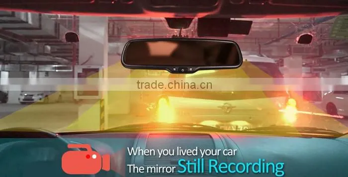 4.3 inch car rear view mirror monitor with back up camera