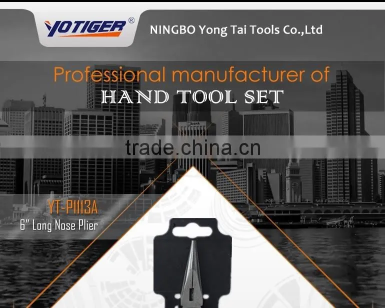 6" PVC PLastic Handle Long Nose Cutting Pliers