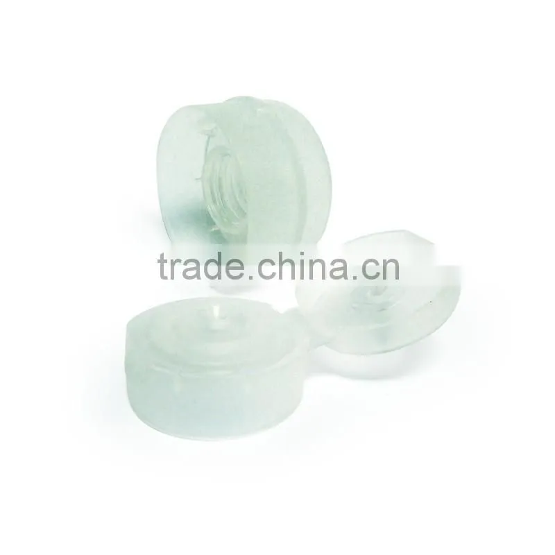 High Quality beauty D35 clear facial cleanser cosmetic tube plastic cap
