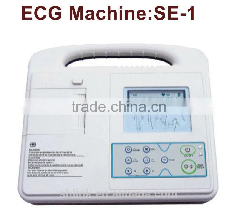 SE-1 Digital single channel ECG Machine with CE
