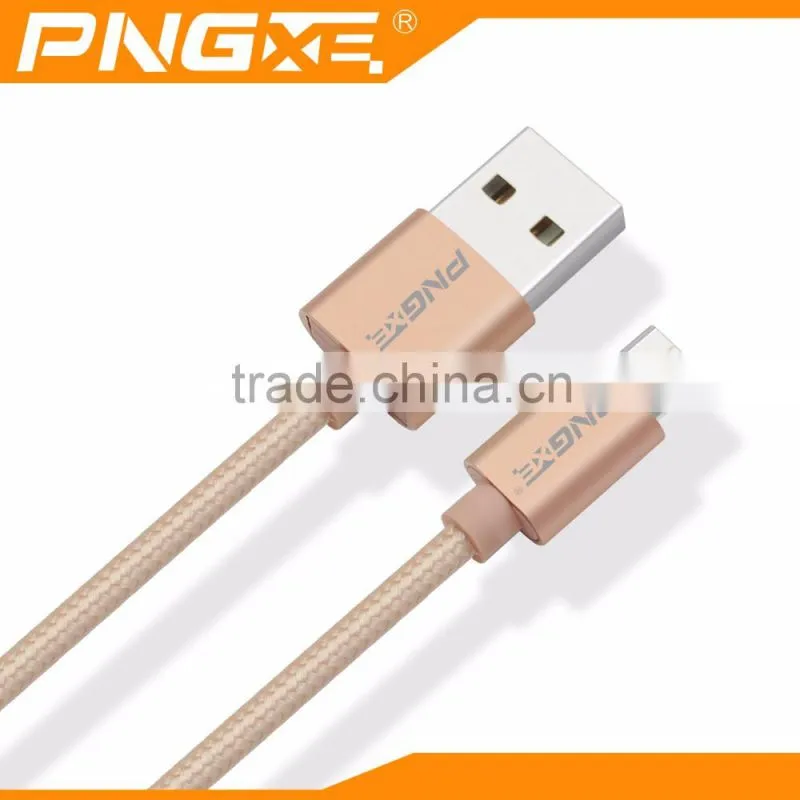 Wholesale colorful braided fast charging android usb cable for iphone charging cable