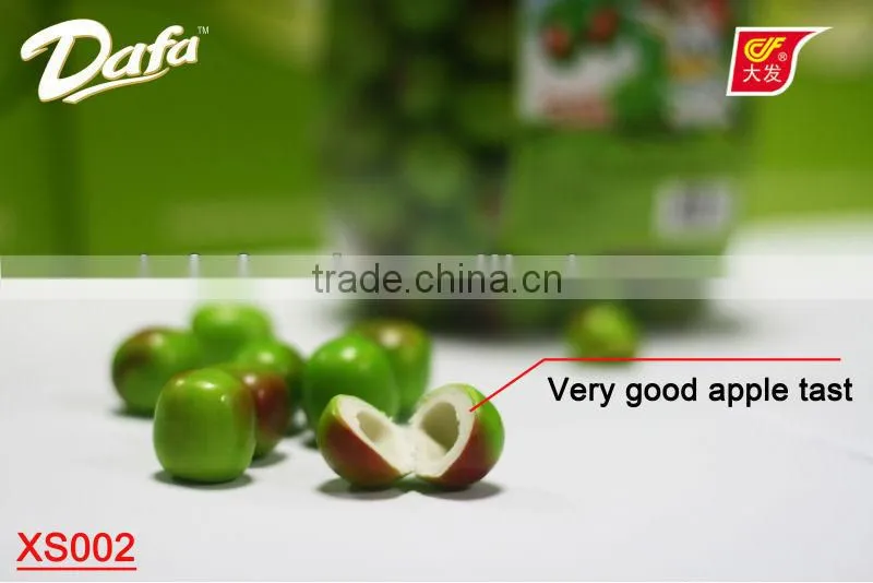 Dafa apple shape bubble gum,roll bubble gum