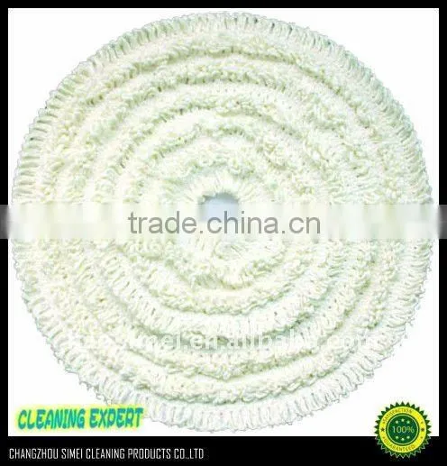 Industrial professional clean floor round mop pad