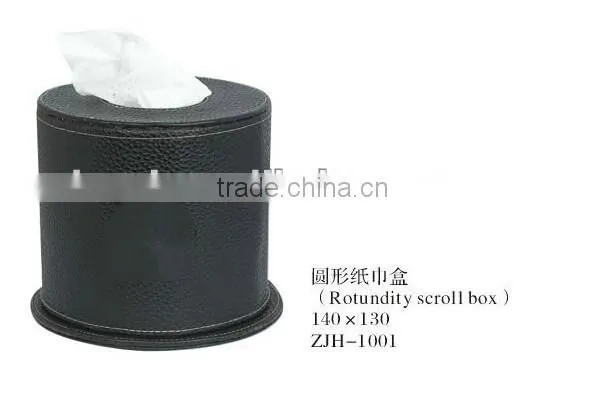 Elegant Home or Hotel Supplies wooden tissue box cover leather