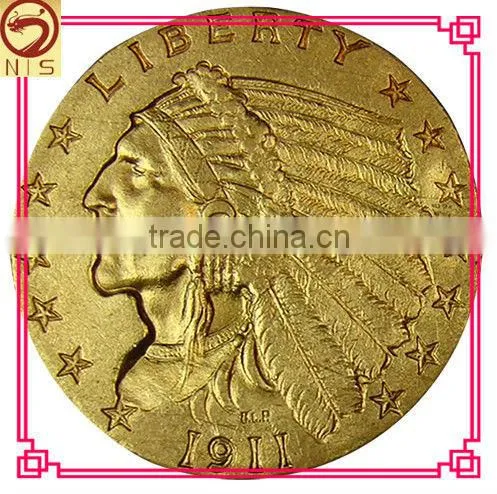 metal replica custom egypt gold coins
