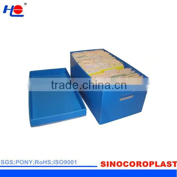 Water Proof Documents Stroage PP Corrugated Box