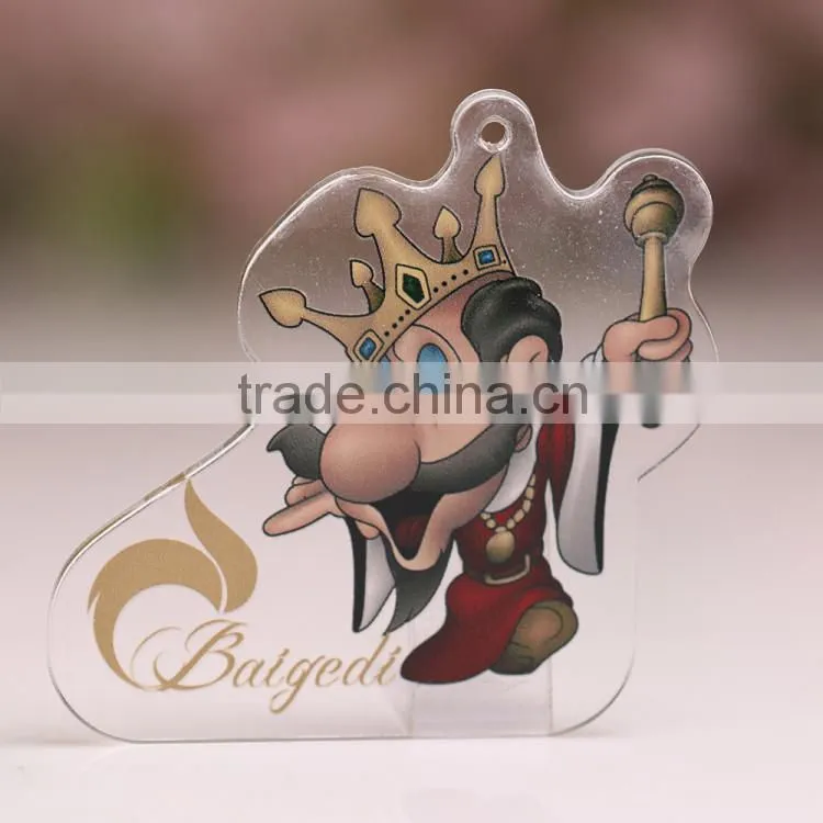 2015 low price quality custom transparent acrylic keychain/clear keychain