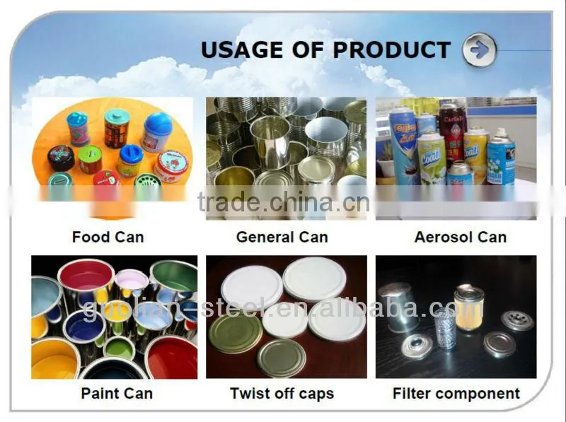 ETP tinplate for making aerosol can