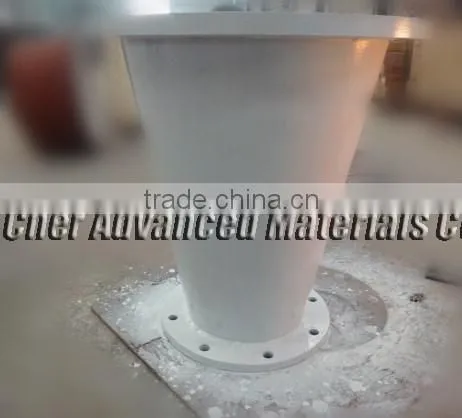 Hot Sale Alumina Ceramic Lined Cone-shaped Pipe/Tube Made In China