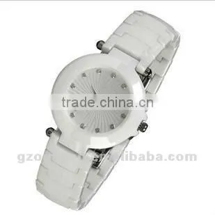 New Fashionable Waterproof Black Ceramic Watch